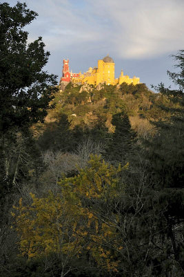 Pena Palace from Chalet of Condessa D' Edla garden