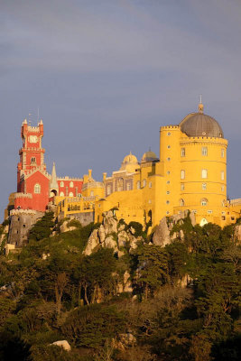 Pena Palace from Chalet of Condessa D Edla garden
