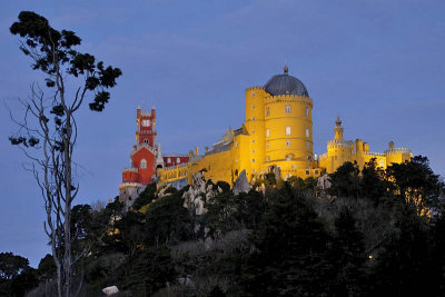 Pena Palace from Chalet of Condessa D' Edla garden