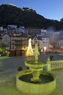 Sintra village from the Palace