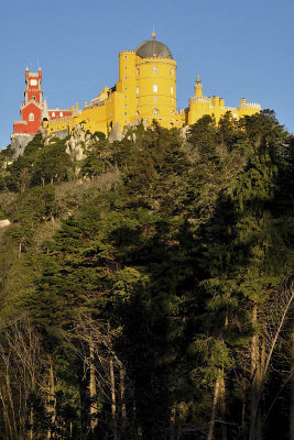 Pena Palace from Chalet of Condessa D' Edla garden