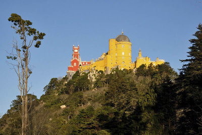Pena Palace from Chalet of Condessa D' Edla garden