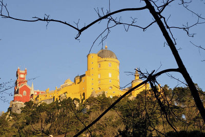 Pena Palace from Chalet of Condessa D' Edla garden