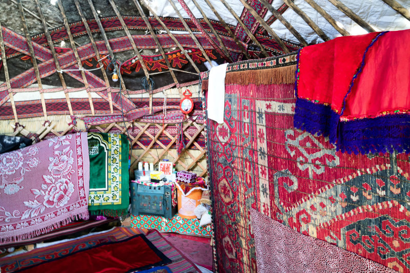 Inside Kyrgiz Yurt