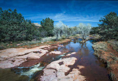 Dry Creek after heavy rain-1