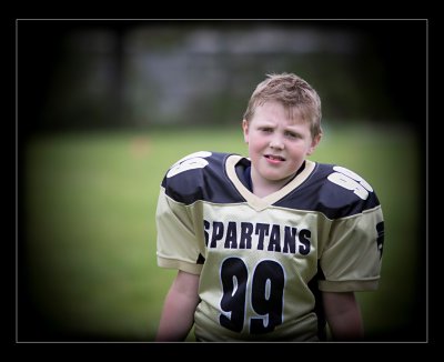 8 Years Old, Victoria Spartans Football (Atom) Left Tackle