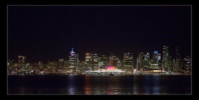 Downtown Vancouver as viewed from the N. Vancouver Sea Bus Terminal 