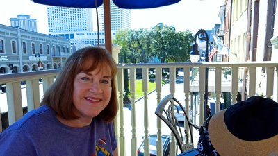 Lunch Overlooking Bienville Place, New Orleans