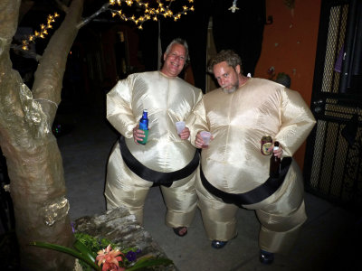Sumo Wrestlers at Sex Kitten Party