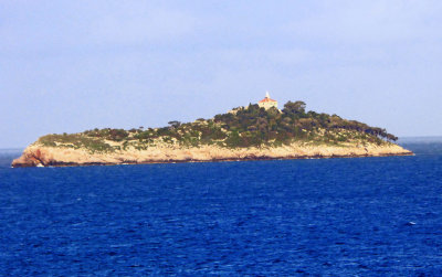 Strazica Lighthouse on the Croatian Island of Prvic
