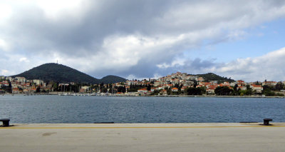 Docked in Dubrovnik, Croatia