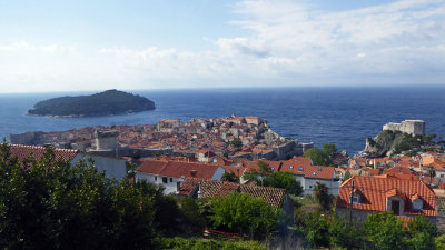 View of Old Town Dubrovnik and Lovrijenac Fortress