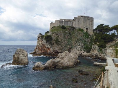 Lovrijenac Fortress (1018 AD) was important in protecting Dubrovnik