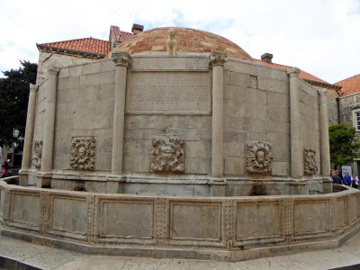 Fountain in Old Town Durbrovnik built 1438-40