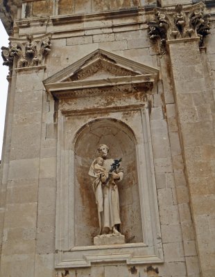 St. Joseph on the Assumption Cathedral of Dubrovnik