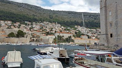 The Old City Port of Dubrovnik was secured by Chains across the Entrance in the 15th Century