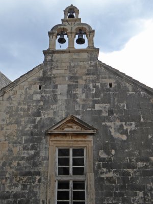 Church Bell Tower in Old Town Dubrovnik