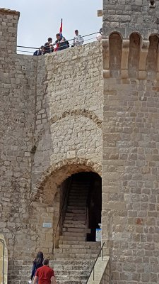 Bill climbed to the top of Minceta Tower