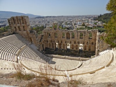 The 4th Century BC Theater of Dionysus seated 17,000 People