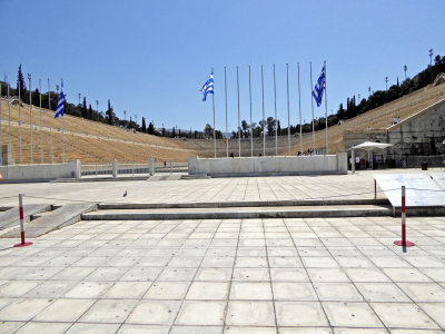 The Panathenaic Stadium hosted the first Modern Olympic Games in 1896