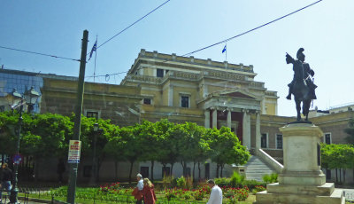 The Old Parliament Building of Greece was inaugurated in 1875
