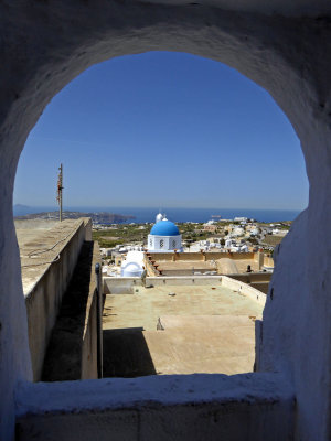 Looking out from the Ruins of the Kasteli in Pyrgos