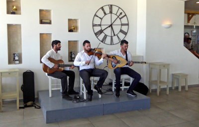 After lunch Entertainment at Pyrgos Restuarant