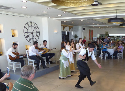 Greek Dancers at Pyrgos Restaurant