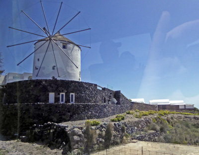 Windmills were built on Santorini to produce Flour as early as 14th Century