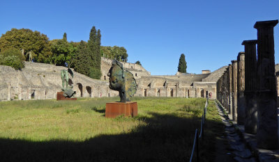 Gladiator Barracks and Training Area for Pompeii before 62 AD