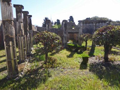 Courtyard in Pompeii