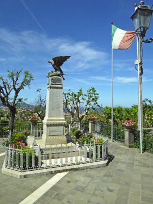 War Memorial in Sorrento, Italy