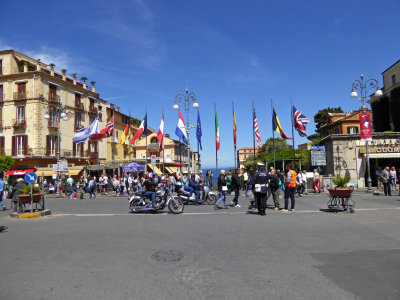 Piazza Tasso is the Main Square in Sorrento, Italy