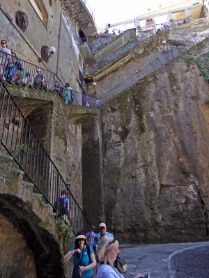 Looking back at Steps from Piazza Tasso