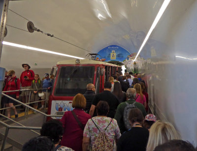 Funicular to the Piazetta on the Island of Capri