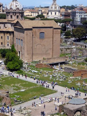 Curia Julia (The Roman Senate House) begun by Julius Caesar in 52 BC