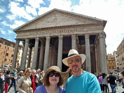 The lines were too long to get into the Pantheon