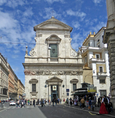 Santa Maria in Via is a basilica church in Rome