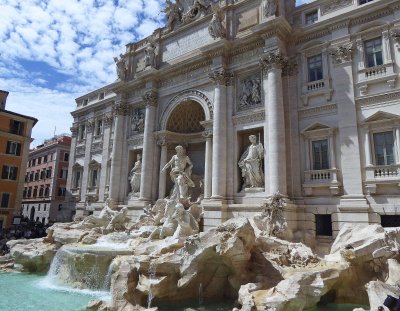 Trevi Fountain (1762) in Rome