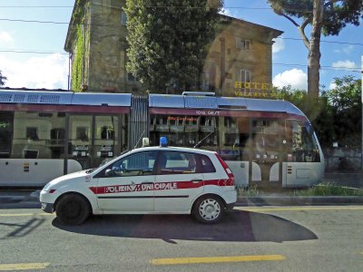 Tram in Florence, Italy