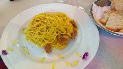 Spaghetti Carbonara, Florence