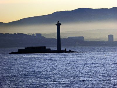 Passing Planier Lighthouse off the Coast of France