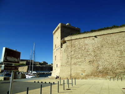 Fort St. John Marseille, France, was built in 1660 by Louis XIV