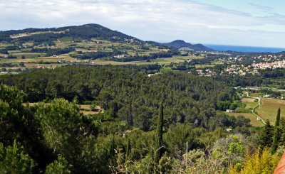 View from Le Castellet, France