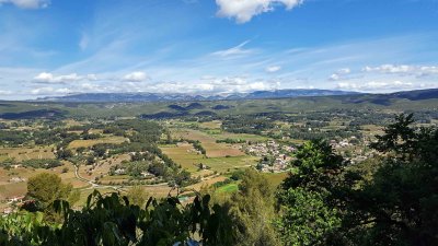 View from 'Le Trou de Madame' with Sainte-Baume Mountain Range