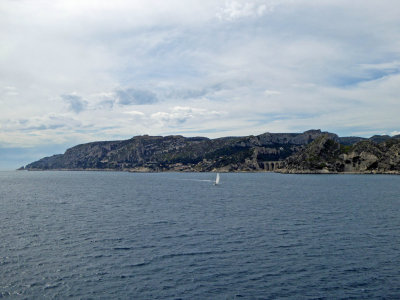 Leaving the Coast of France in the Gulf of Lion