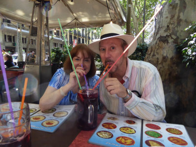 Sangria time on La Rambla, Barcelona