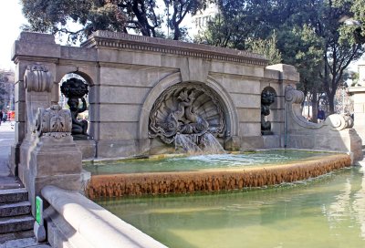 Placa de Catalunya Fountain