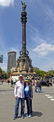 Columbus Monument at Port Vell, Barcelona