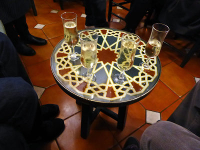 Our Table at Tablao Flamenco Cordobes